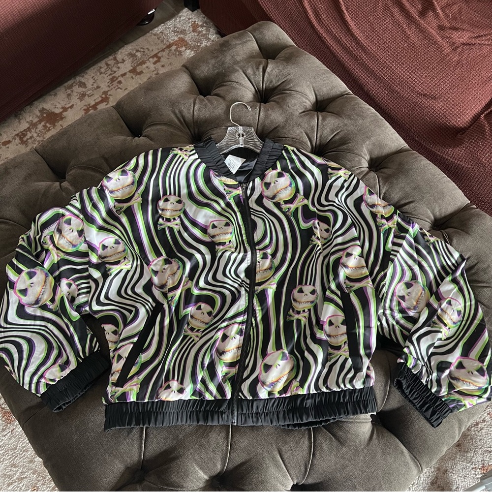 Disney Parks Jack Skellington Bomber Jacket - Picture 2 of 5